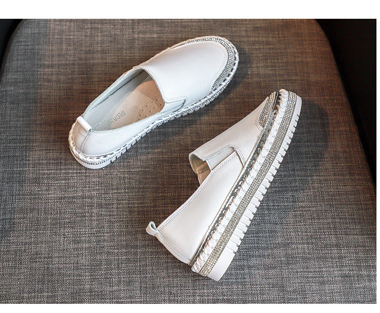 Owlkay Casual Versatile Diamond Inlaid Shoes