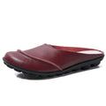 Owlkay Slippers: Leather Soft Soles Comfortable Flat Shoes - Enhance Your Style & Comfort