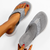Owlkay Women Flip Flop Slides Comfortable T- Strap Slippers