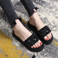 Owlkay Soft Sole Non-Slip Sparkling Slippers