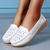 Owlkay Casual Hollowed Out Women's Shoes: Stylish, Comfortable, and Easy-Care Footwear