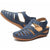 Owlkay - Soft PU Leather Closed Toe Vintage Anti-Slip Sandals
