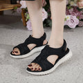 Owlkay Women Solid Color Hollow Out Casual Lady Sandals