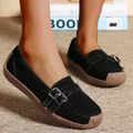 Unleash Your Style with Owlkay Leather Flat-bottomed Casual Shoes
