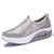 Step into Comfort with Owlkay Casual Platform Slip-On Sneakers