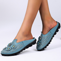 Embrace Chic Comfort with Owlkay Low-Cut Hollow Flower Women's Single Shoes