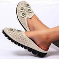 Embrace Chic Comfort with Owlkay Low-Cut Hollow Flower Women's Single Shoes