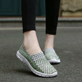Owlkay Comfortable Flat Woven Casual Shoes