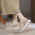 Owlkay Women Solid Color Hollow Out Casual Lady Sandals