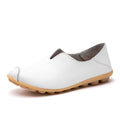 Owlkay Casual flat heel cow tendon low top shoes