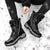 Owlkay  Warm Winter Plush Mid-Calf Waterproof Boots