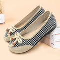 Owlkay 2023 New Soft Sole Women's Shoes Shallow Mouth Linen Shoes