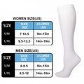 (3 PAIRS) Graduated Compression Socks Knee High Support Stockings