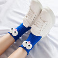 ( 10 PAIRS ) Owlkay Candy color three-dimensional eye cotton socks