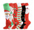 (3 PAIRS)Holiday Fun Knee High Compression Socks