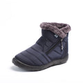 Owlkay Warm And Cold Resistant High Top Waterproof Snow Boots