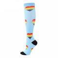 Print Compression Socks 20-30 mmHg Support Stockings for Energizing Recovery