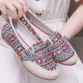 Owlkay Spring New Women's Shoes Soft Sole Non-slip Canvas Shoes Women's Shoes Beef Tendon Sole Mother's Shoes