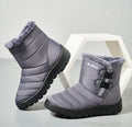 Owlkay Plush Thick Cold Resistant Snow Boots