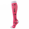 (3 PAIRS) Pink Compression Socks