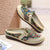 Owlkay Women's New Breathable Linen Fisherman Shoes Women's Shoes Baotou Half Slippers