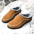 Owlkay Cotton Slippers Warm In Winter Plus Velvet Cotton Shoes