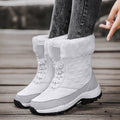Owlkay Winter Plus Size Snow Boots