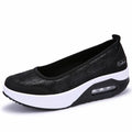 Step into Comfort with Owlkay Casual Platform Slip-On Sneakers