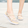Owlkay Lace Breathable Casual Flat Shoes