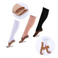 (3 PAIRS)Copper Infused Compression Socks - Graduated Support Stockings-Workout And Recovery