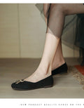 Owlkay Rhinestone Bow Elegant Shoes