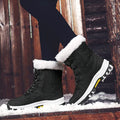 Owlkay Women's Ankle Boots Warm Snow Boots Winter Shoes