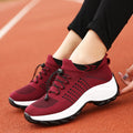 Feel the Freshness with Owlkay Breathable Mesh Tenis Ladies Sock Sneakers