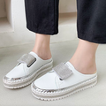 Owlkay Fashionable Casual  Velcro Slippers